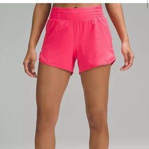 Hotty hot lululemon High rise 4”shorts